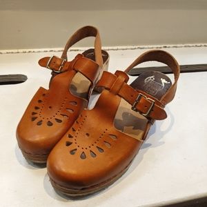 Vintage 1970's Swedish Mengen Clogs